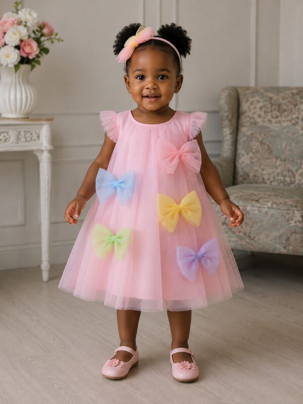 AMARA BOW TULLE DRESS